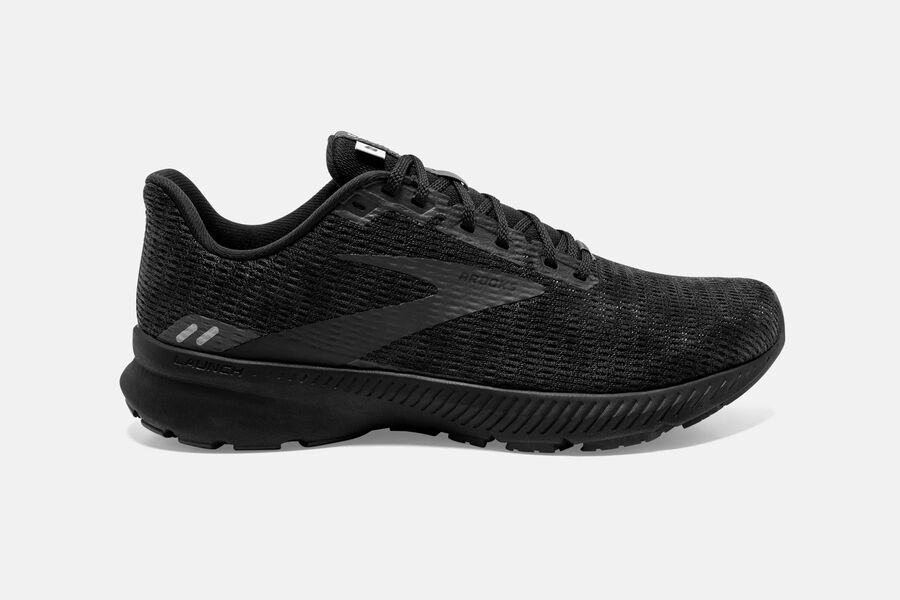 Launch 8 Road Brooks Running Shoes NZ Mens - Black - PIDSYG-480